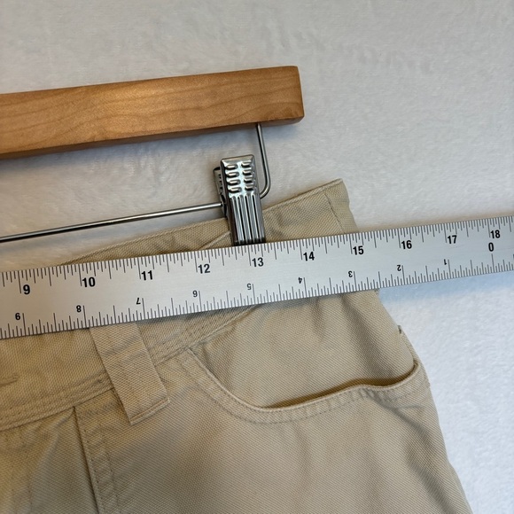Patagonia womens cream double canvas casual outdoor work low rise pants size 8 - Picture 2 of 12